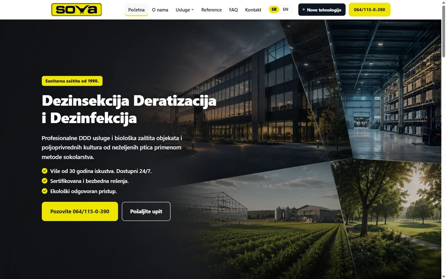 DDD SOVA — nova verzija sajta